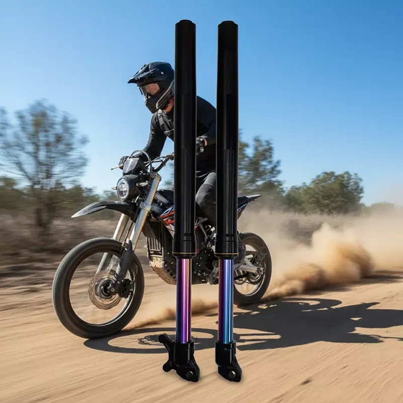 Warna Pelangi Custom Kuwalik Garpu Ngarep Motorcycle Shock Absorber